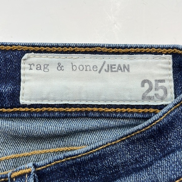 Rag & Bone Modele Skinny Mid Rise Size 25 - Picture 10 of 16